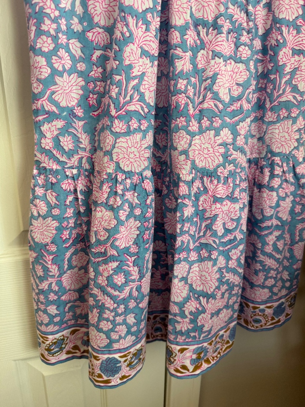NWT, SZ BLOCKPRINTS, HAND PRINTED, PRIYA DRESS - Picture 7 of 14